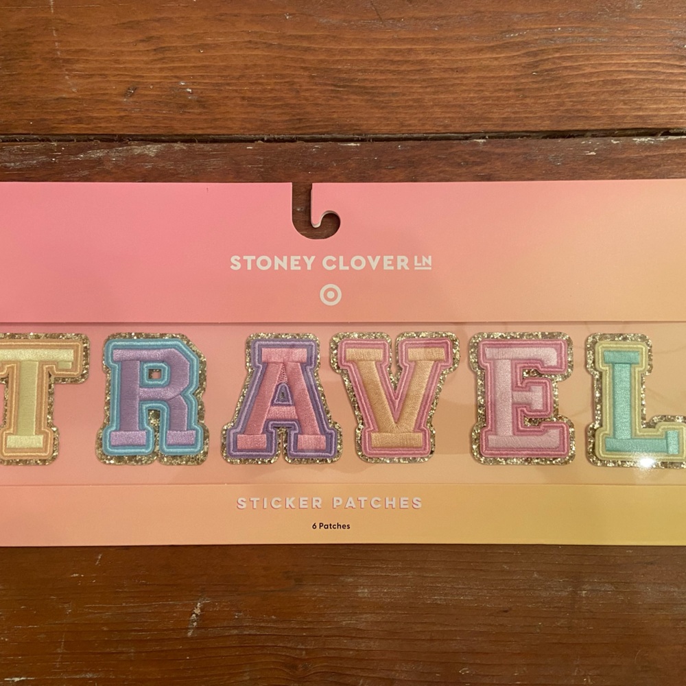 Stoney Clover for Target TRAVEL patch iron-on New
